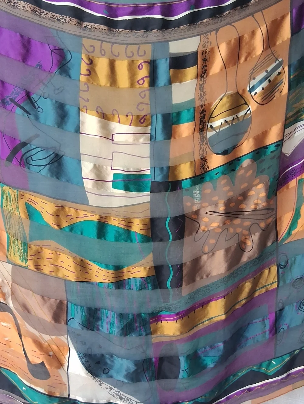 Vintage Square Scarf